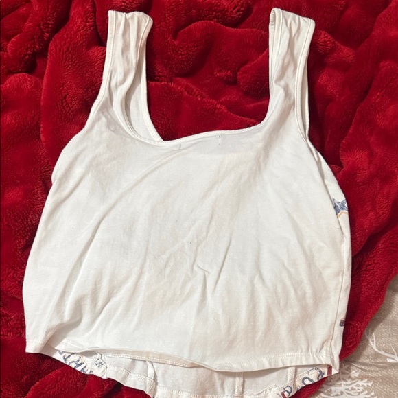 White Graphic Tank Top- Size medium - Picture 5 of 5